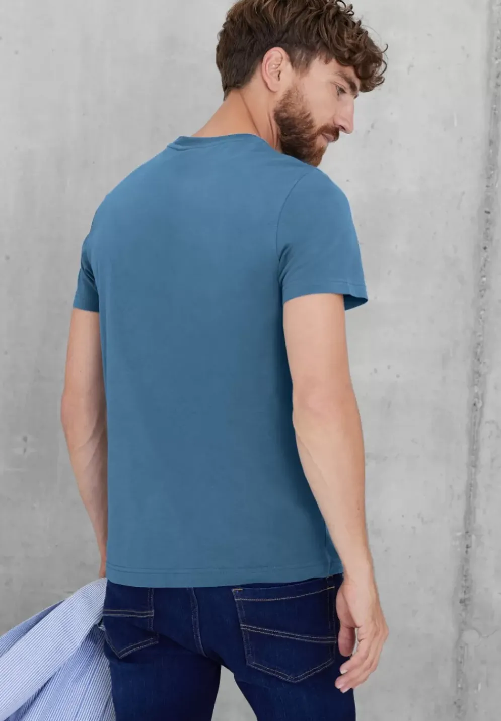 Basic T-Shirt In Unifarbe