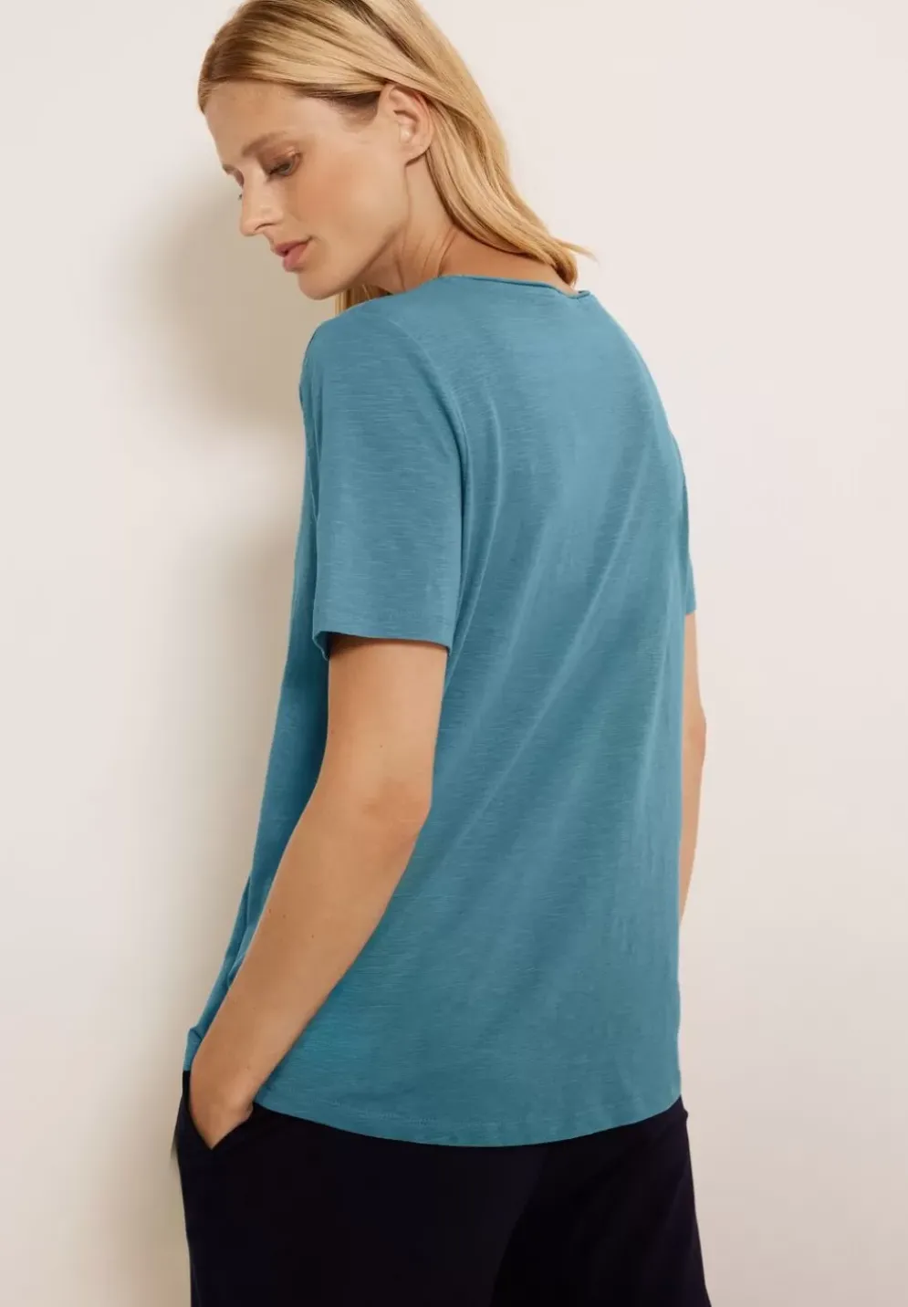 Basic T-Shirt In Unifarbe