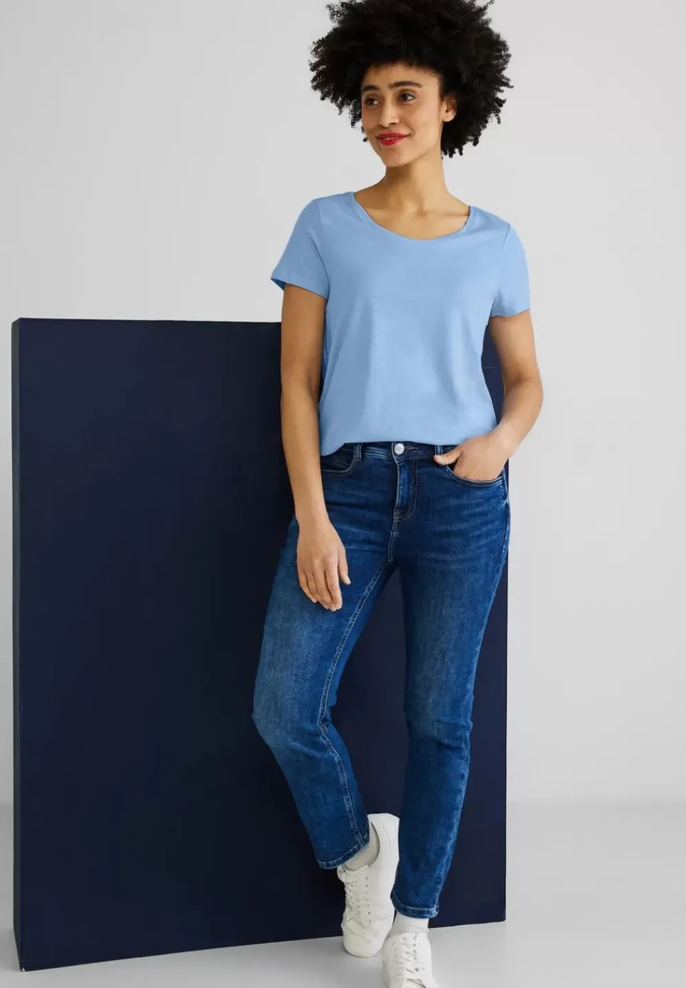 Basic T-Shirt In Unifarbe