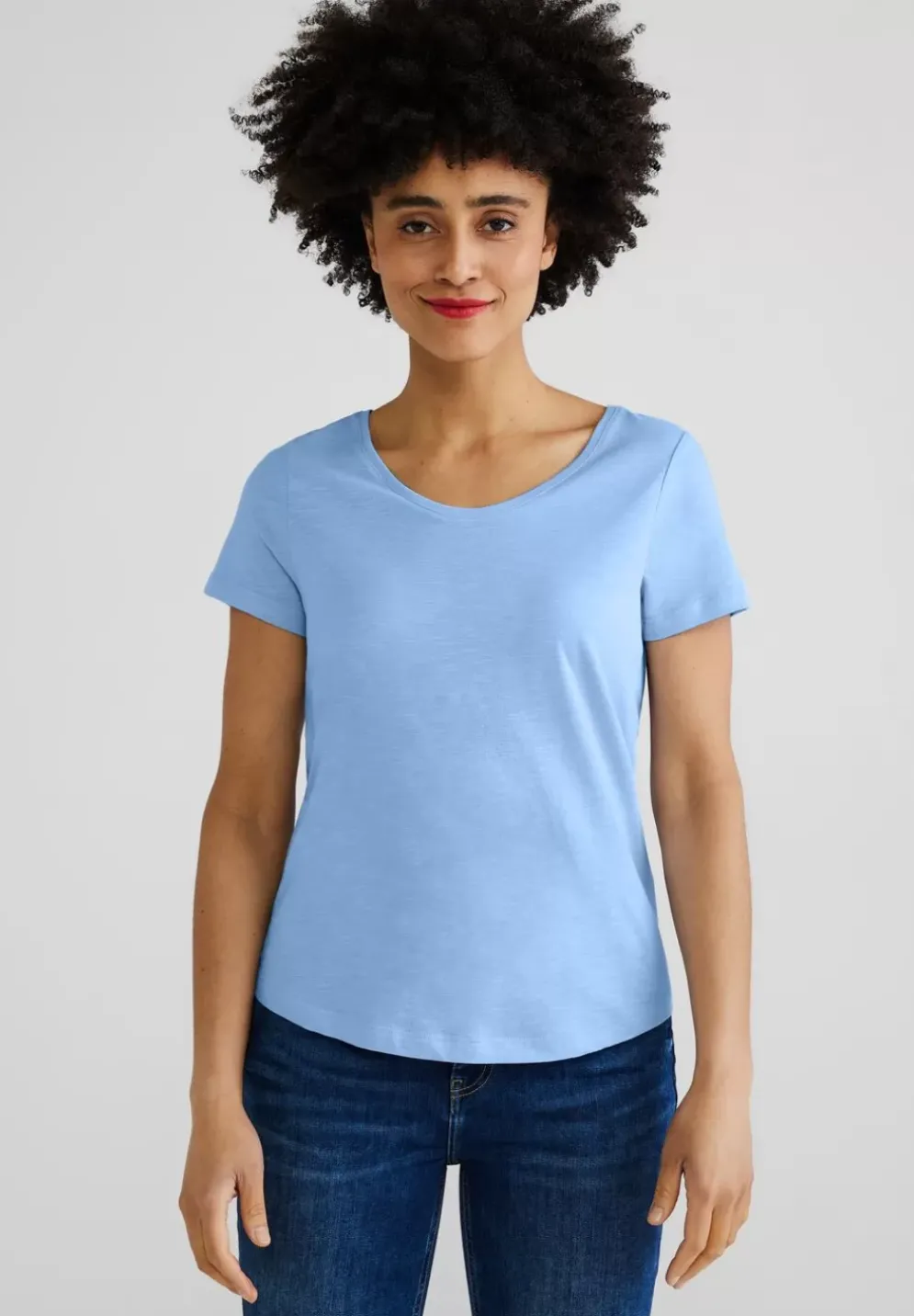 Basic T-Shirt In Unifarbe