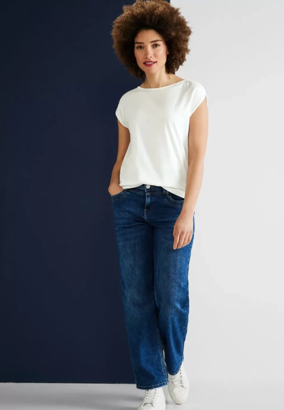 Basic T-Shirt In Unifarbe