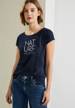 Basic T-Shirt Mit Wording