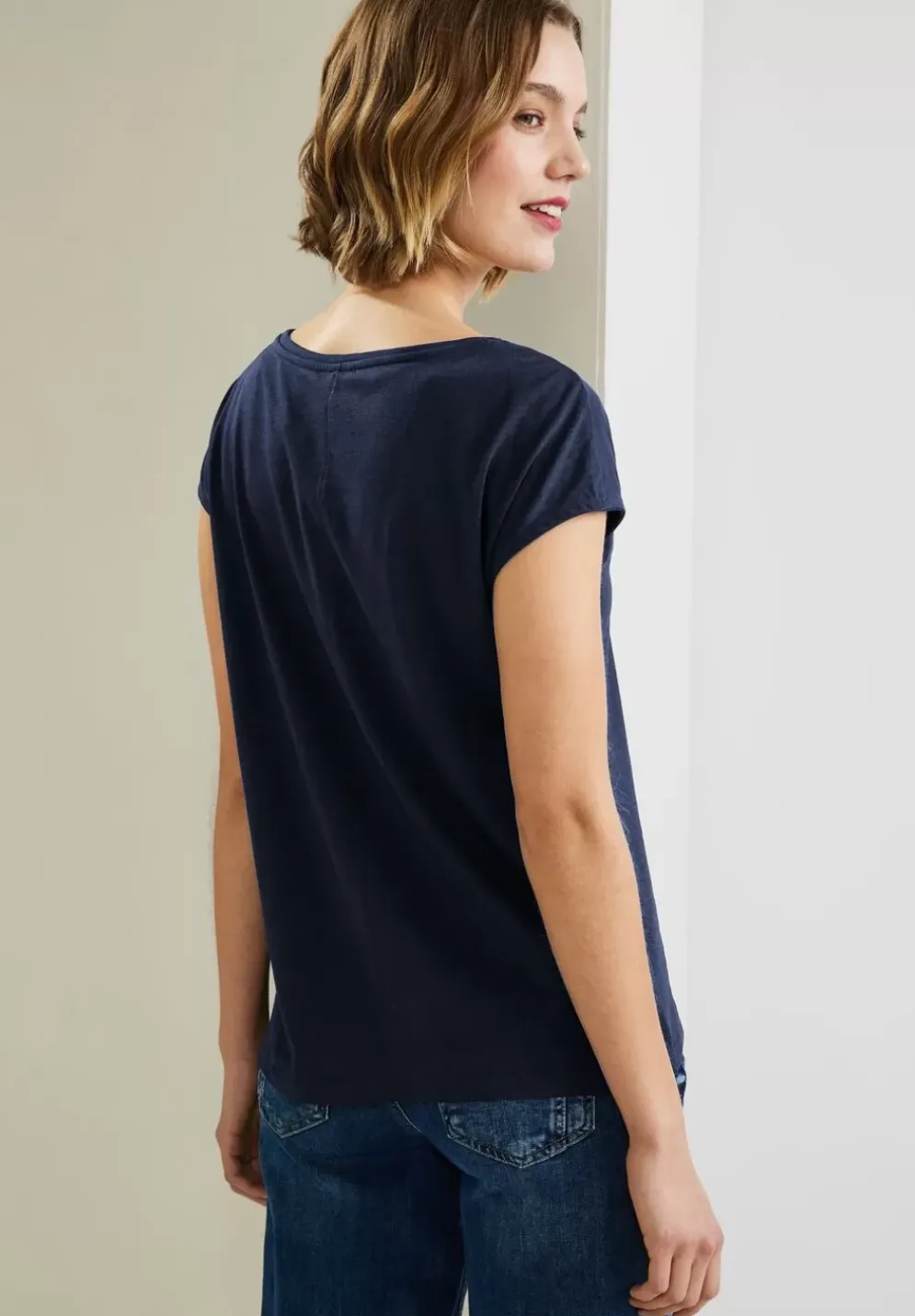 Basic T-Shirt Mit Wording
