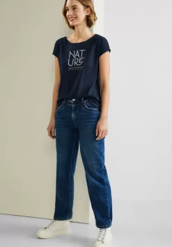 Basic T-Shirt Mit Wording