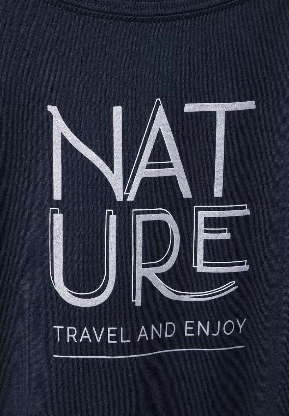 Basic T-Shirt Mit Wording