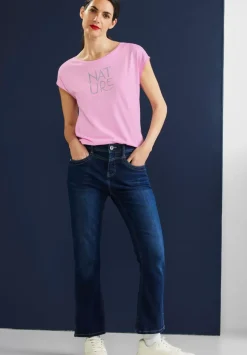 Basic T-Shirt Mit Wording