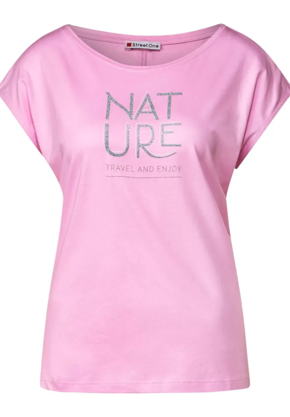 Basic T-Shirt Mit Wording