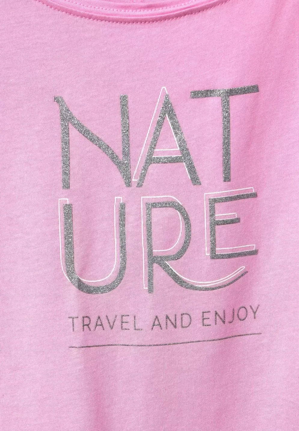 Basic T-Shirt Mit Wording