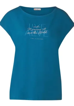 Basic T-Shirt Mit Wording