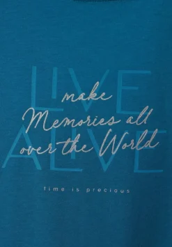 Basic T-Shirt Mit Wording