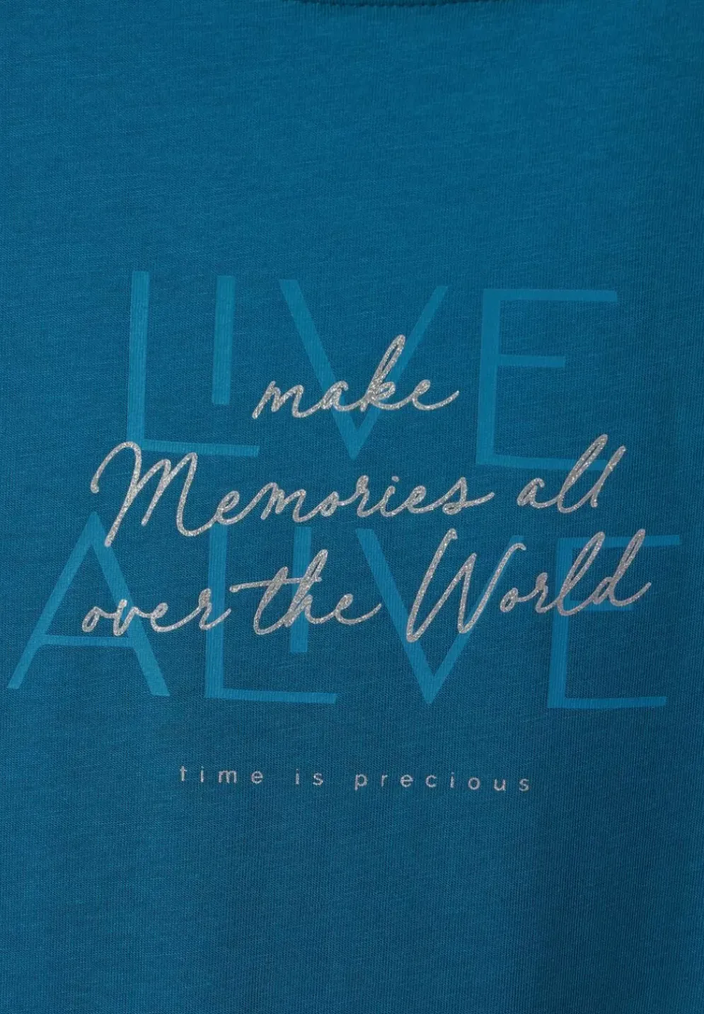 Basic T-Shirt Mit Wording
