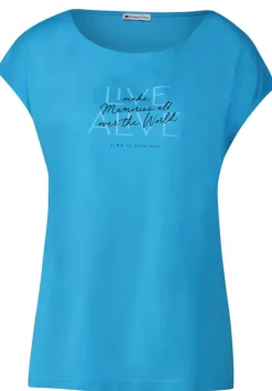 Basic T-Shirt Mit Wording