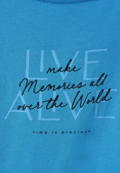 Basic T-Shirt Mit Wording