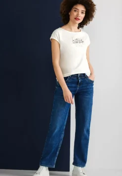 Basic T-Shirt Mit Wording