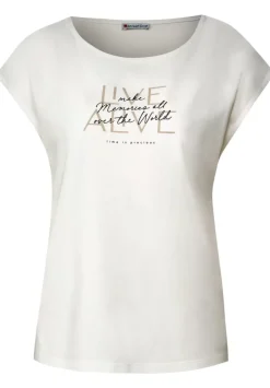 Basic T-Shirt Mit Wording