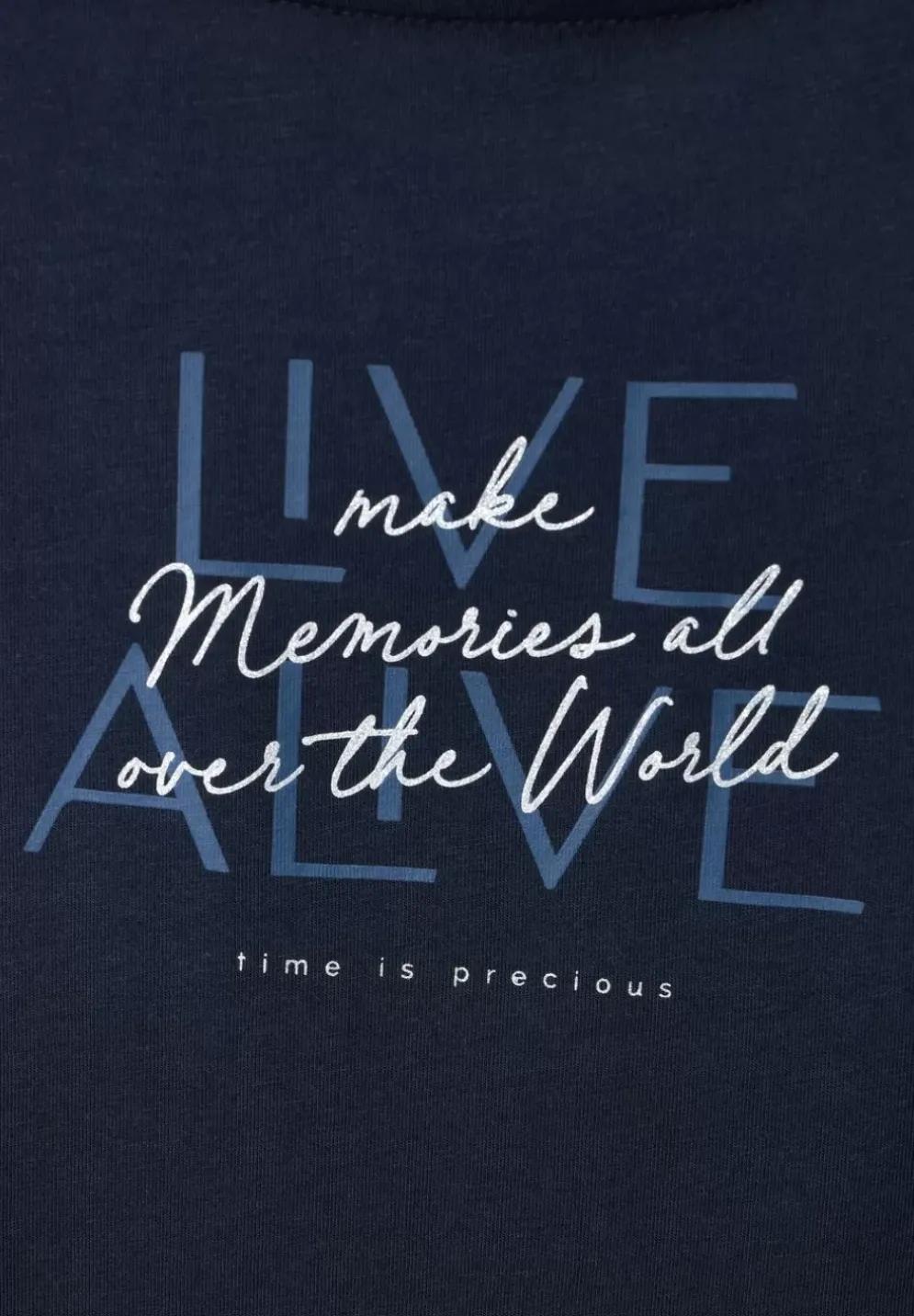 Basic T-Shirt Mit Wording
