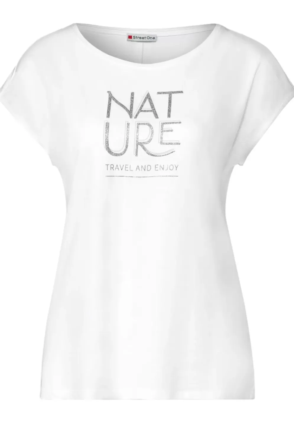 Basic T-Shirt Mit Wording
