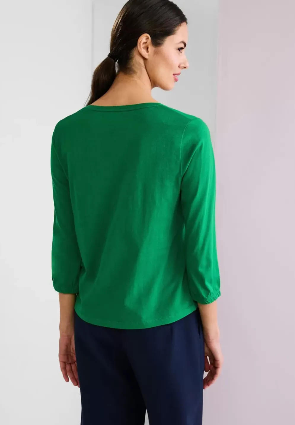 Basicshirt In Unifarbe