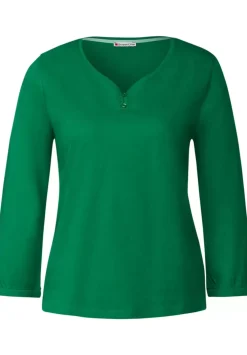 Basicshirt In Unifarbe