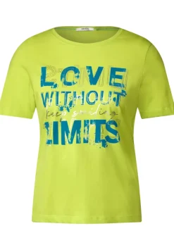 Basicshirt Mit Frontprint