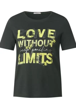 Basicshirt Mit Frontprint