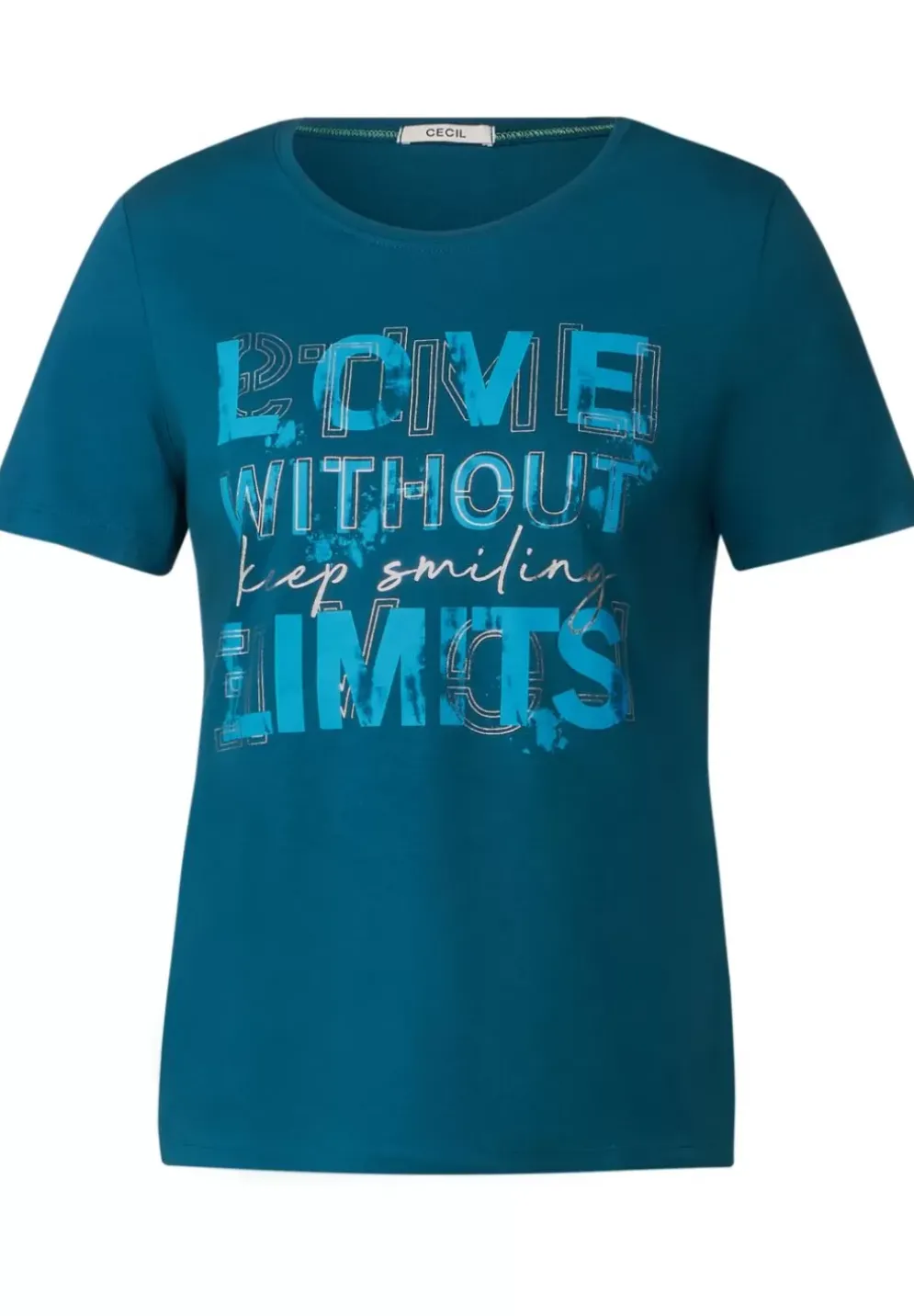 Basicshirt Mit Frontprint