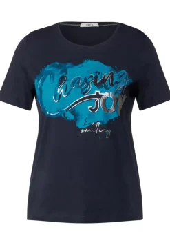 Basicshirt Mit Frontprint
