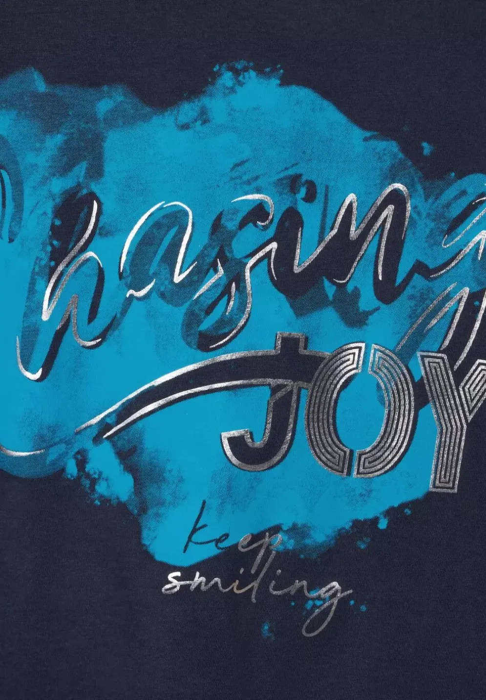 Basicshirt Mit Frontprint