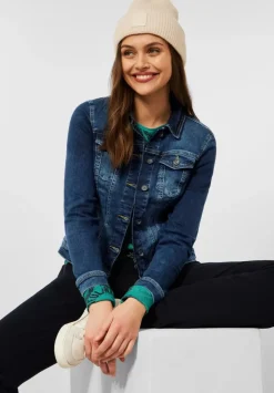Blaue Jeansjacke
