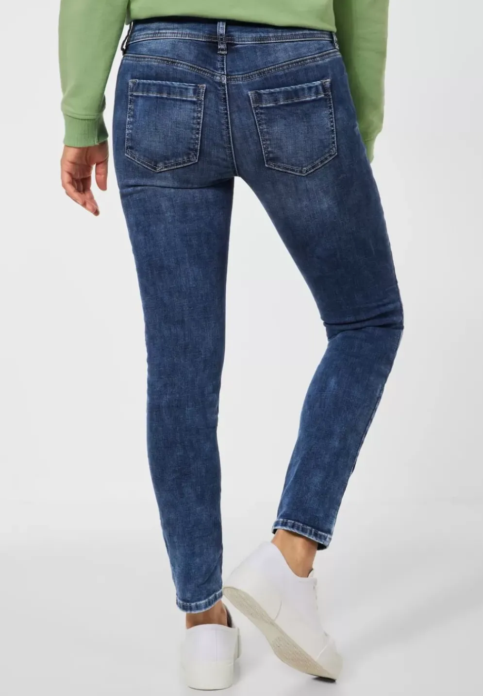 Blaue Slim Fit Denim
