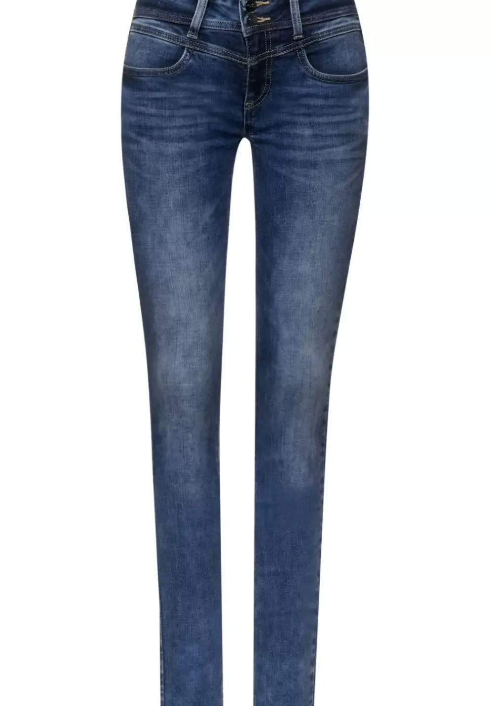 Blaue Slim Fit Denim