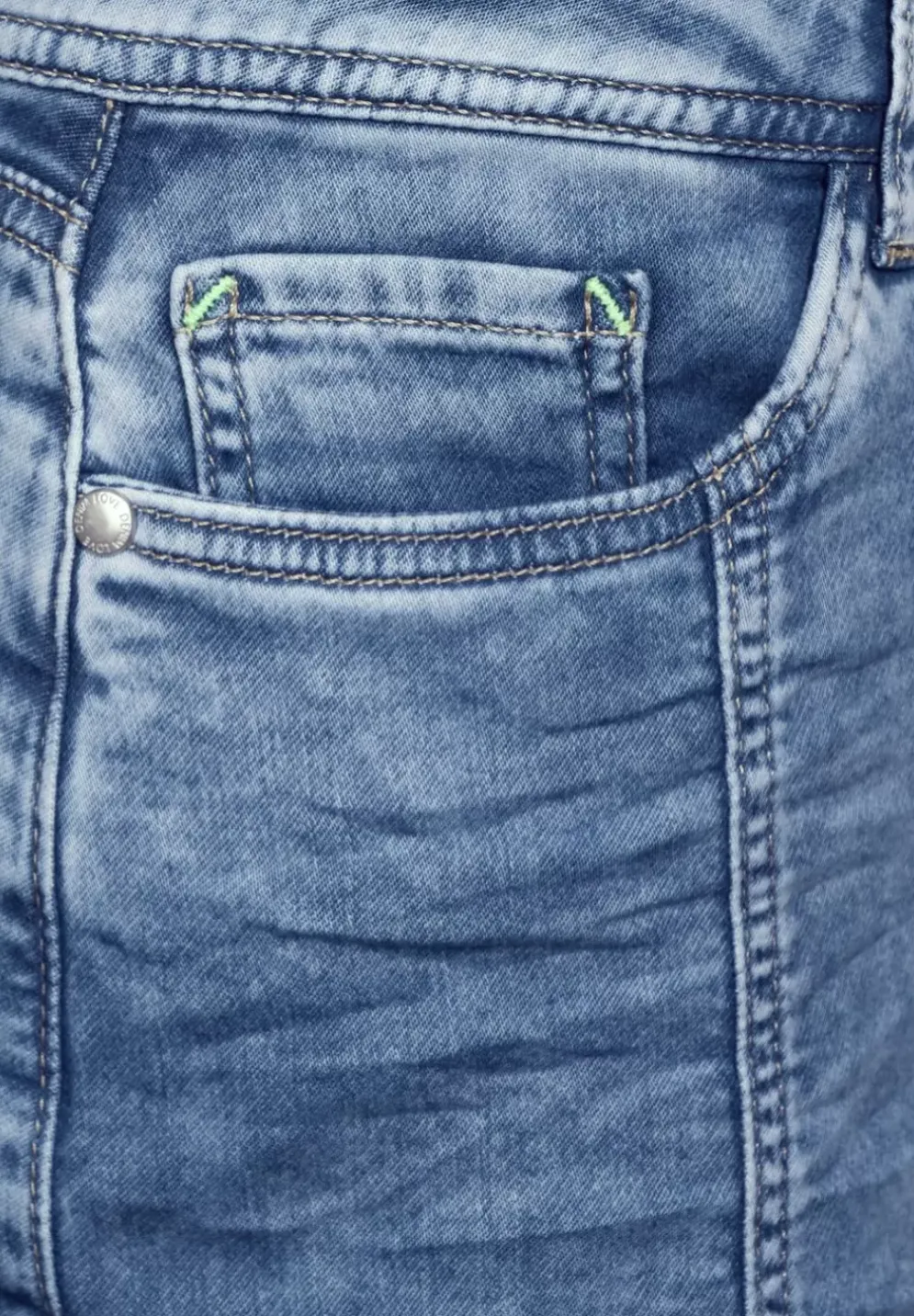 Blauer Jeansrock