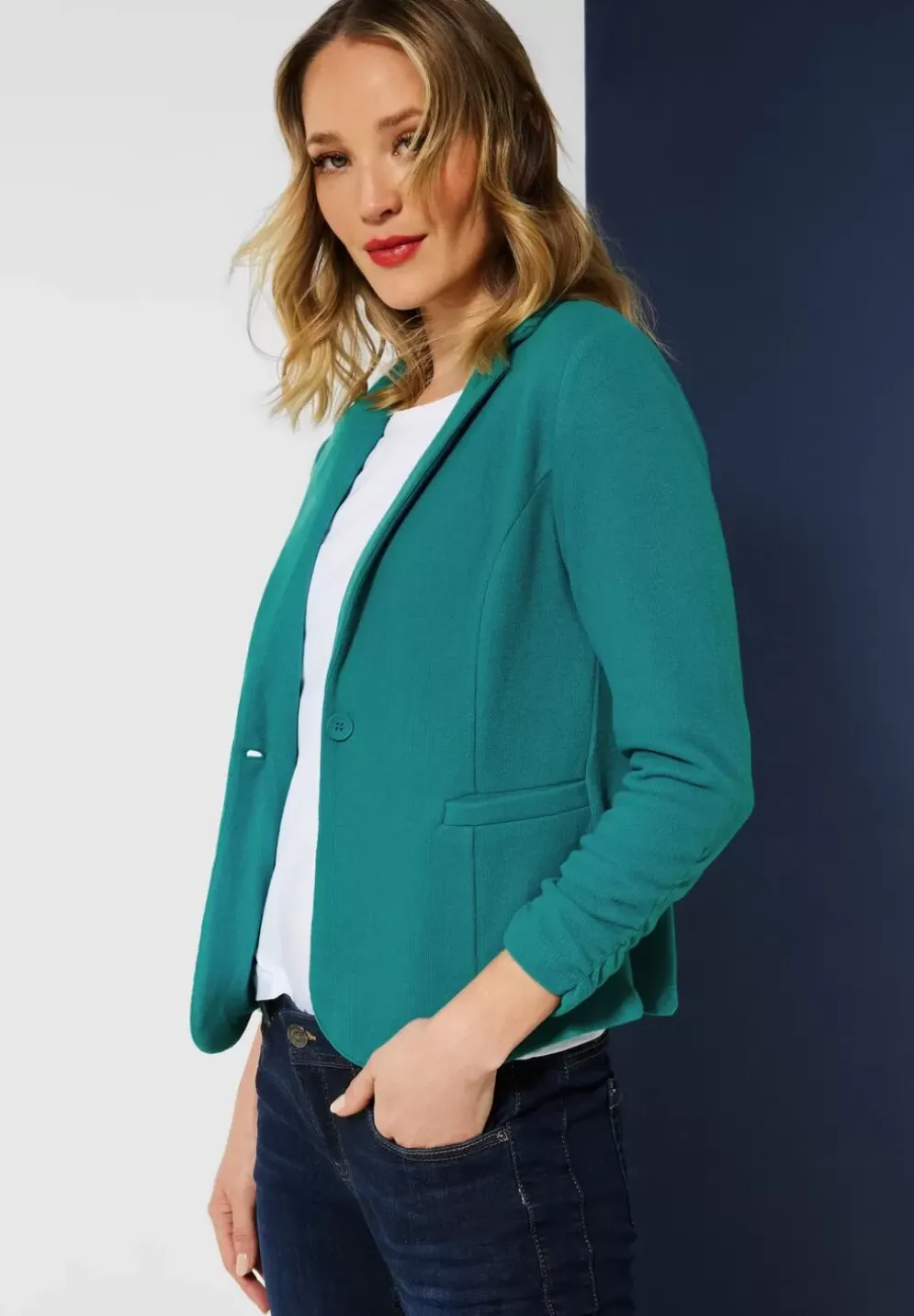 Blazer Mit Raffungen