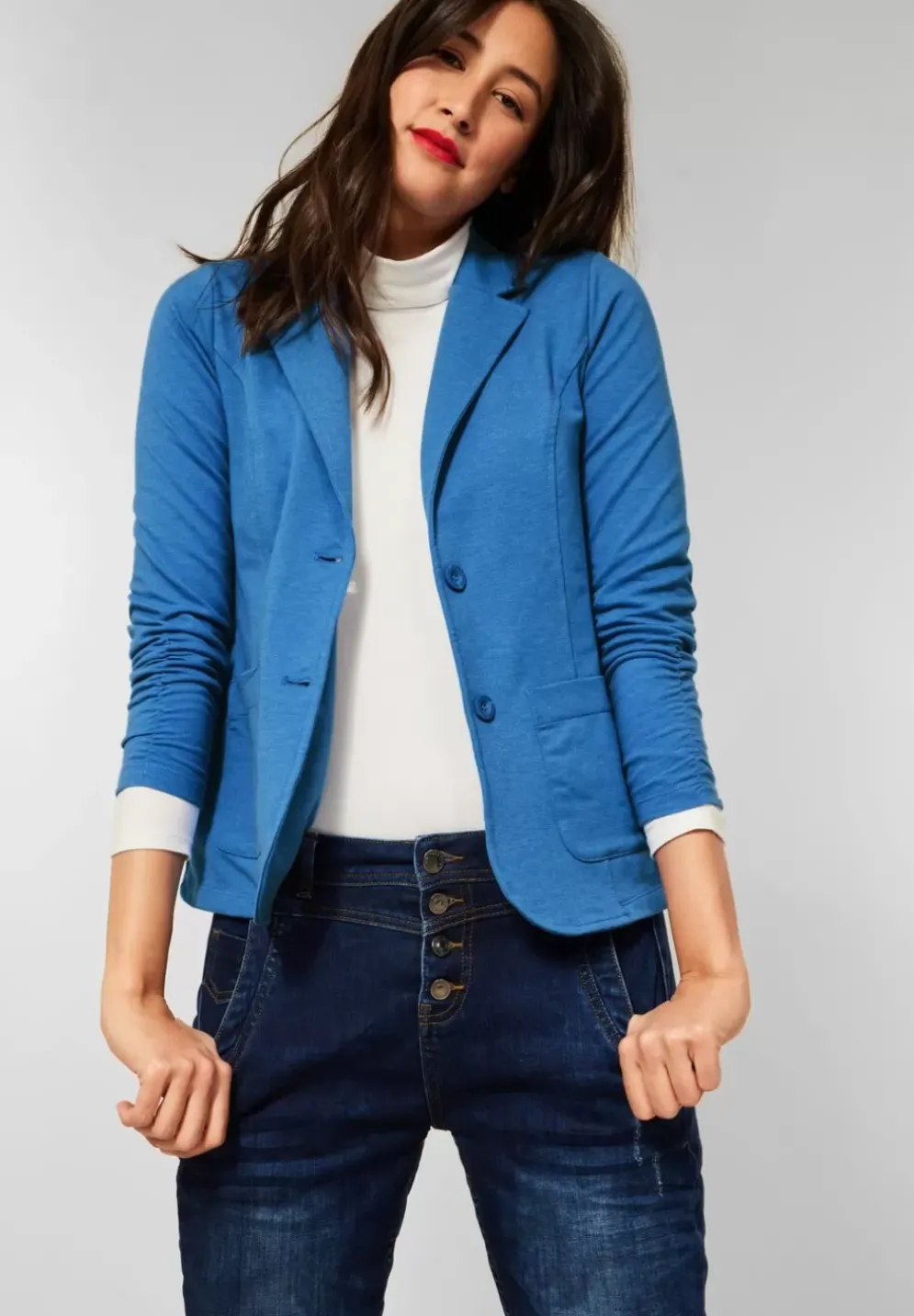 Blazer Mit Raffungen