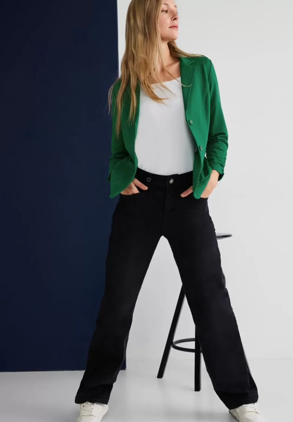 Blazer Mit Raffungen