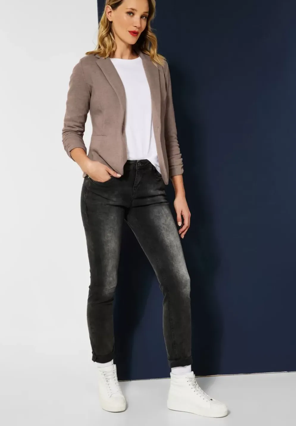 Blazer Mit Raffungen
