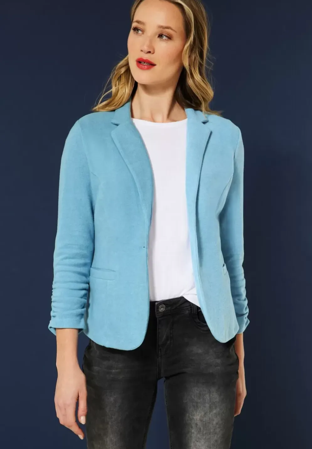 Blazer Mit Raffungen