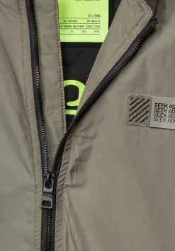 Blouson Mit Strickbundchen