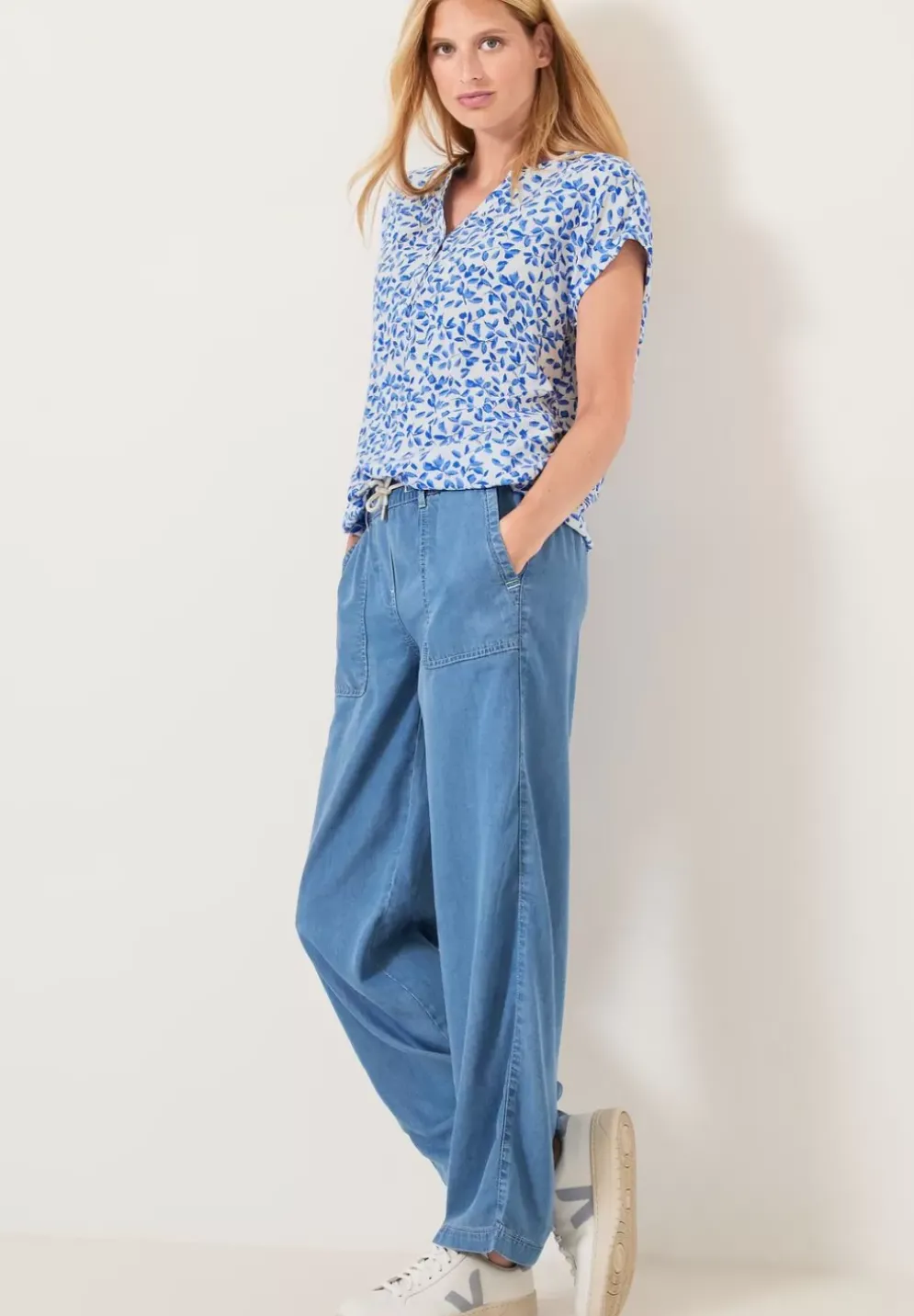 Blumenprint Bluse
