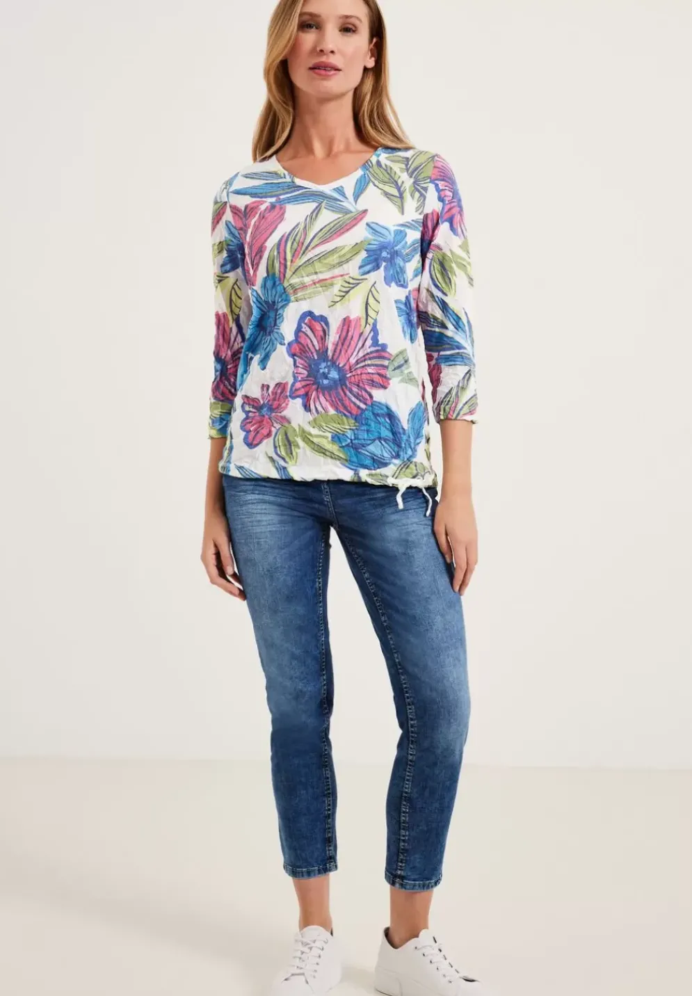 Blumenprint Crash Shirt