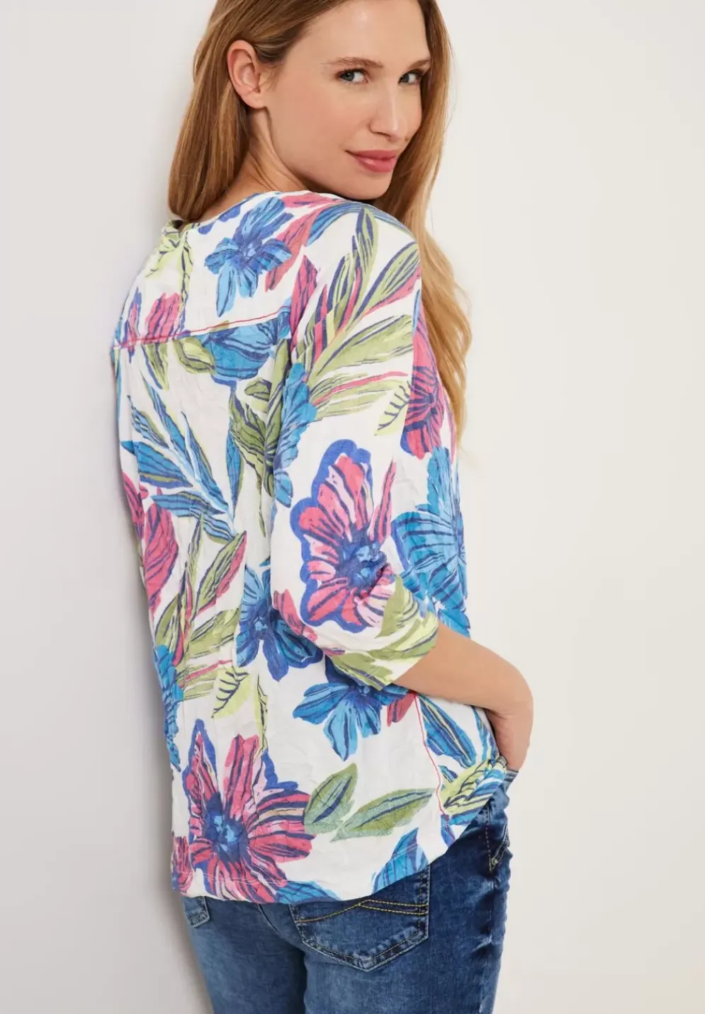 Blumenprint Crash Shirt