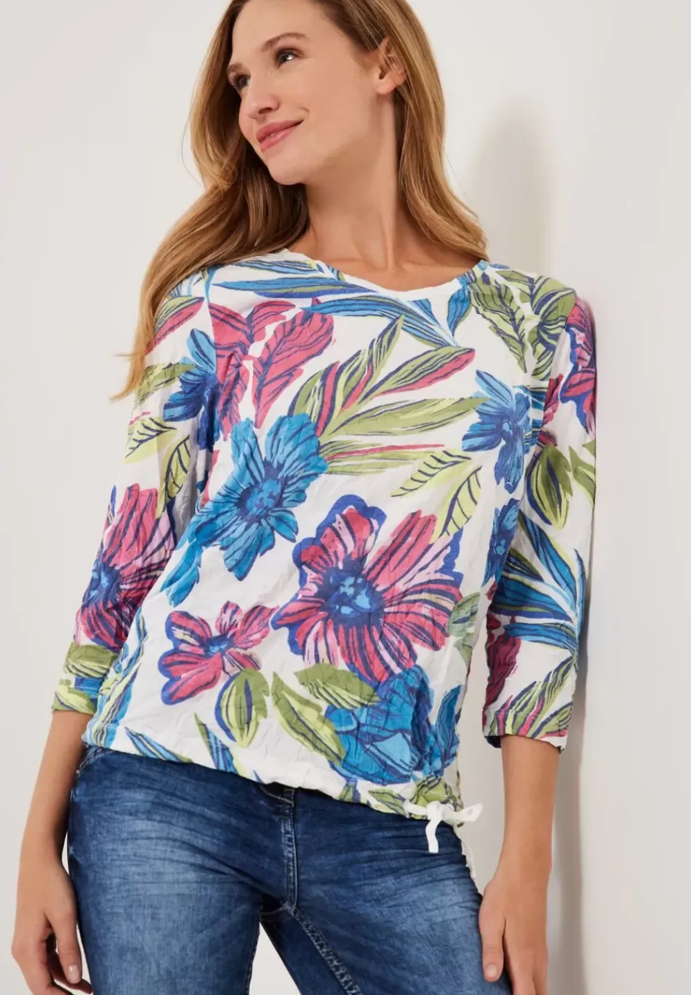 Blumenprint Crash Shirt