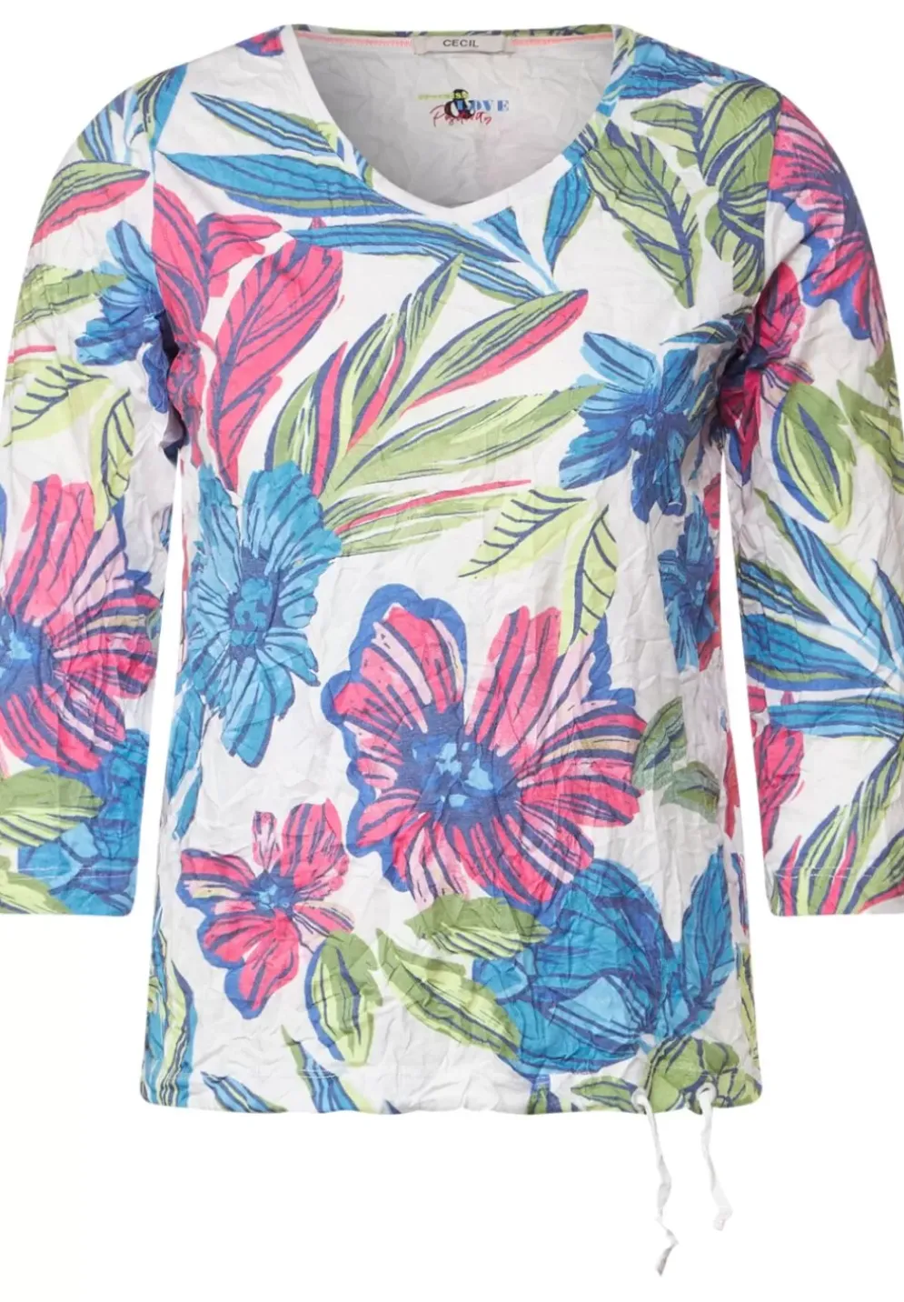 Blumenprint Crash Shirt