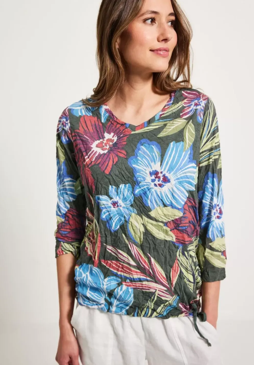 Blumenprint Crash Shirt