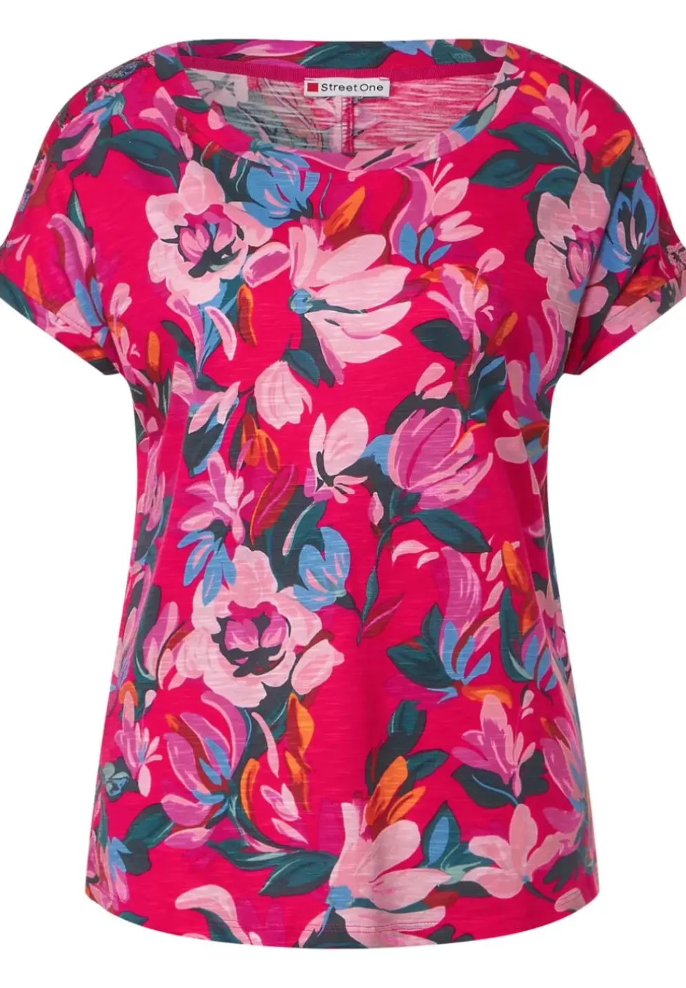 Blumenprint T-Shirt
