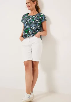 Blumenprint T-Shirt