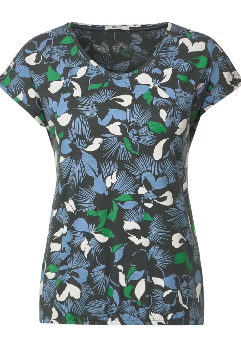 Blumenprint T-Shirt