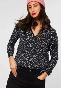 Bluse Im Allover Print
