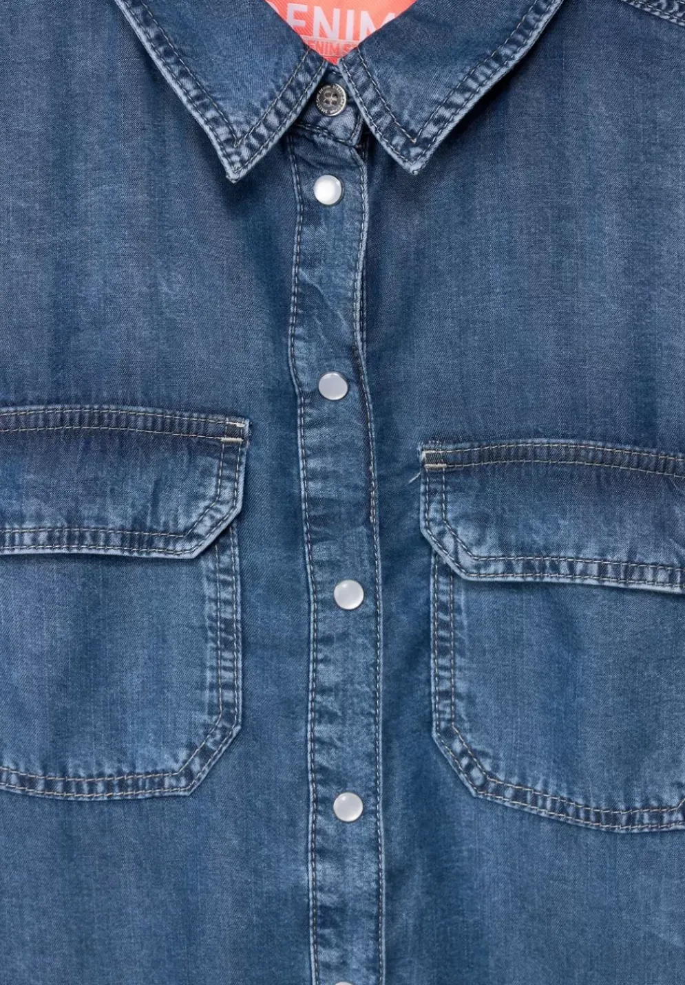 Bluse Im Jeanslook
