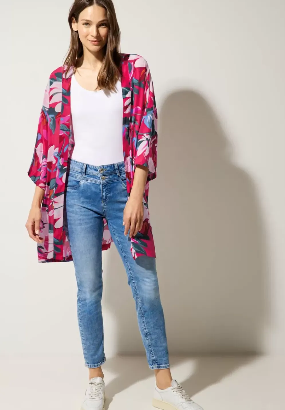 Bluse Im Kimono Style